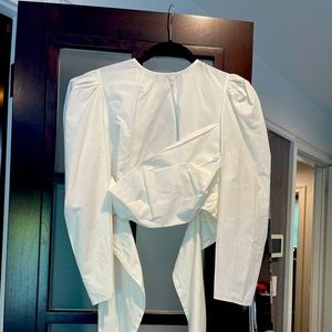 Ulla Johnson Small, off white, wrap around waste tie